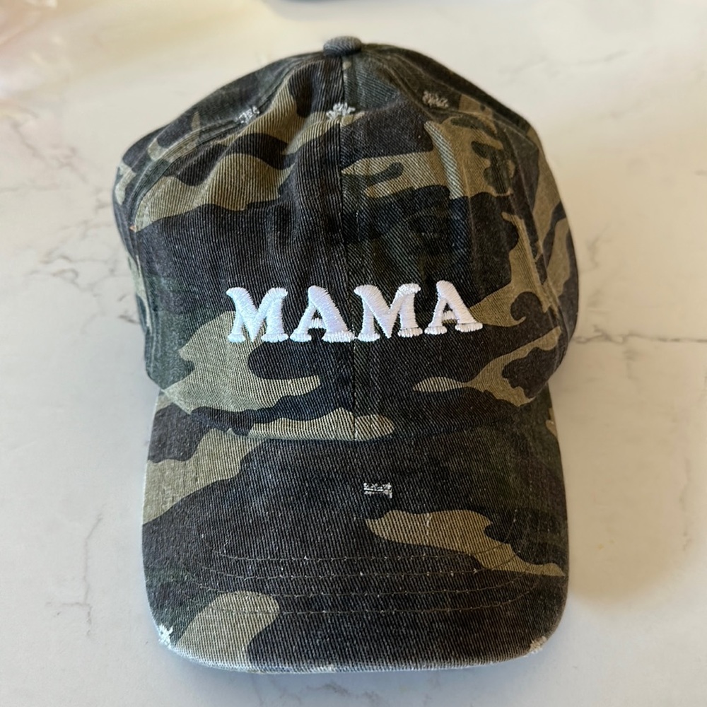 Camo “Mama” Baseball Cap